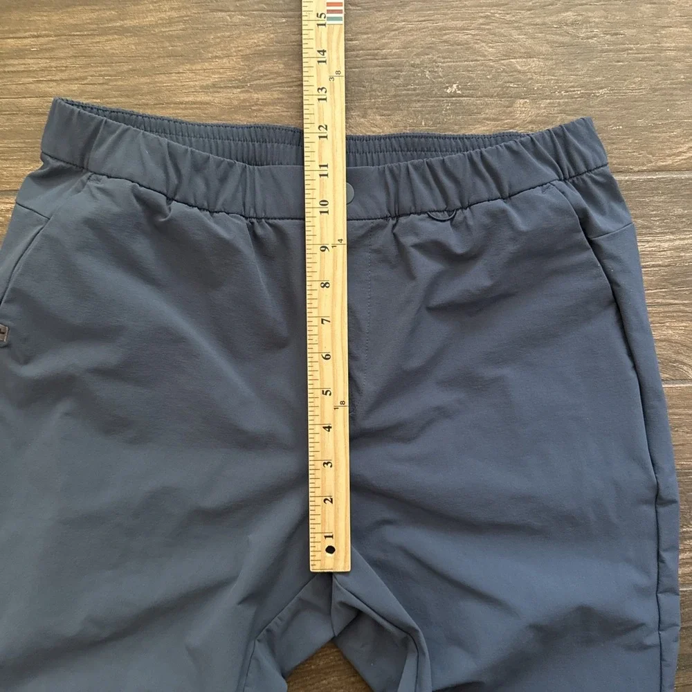 FIGS Pro Scrub Pants Men Medium Navy Blue Zip Fly Stretch Nylon Hybrid Pockets